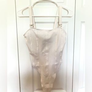 White Corset Bodysuit